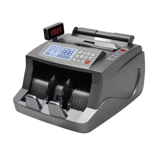 Professional Bill Counter with UV/MG/IR Counterfeit Detection - High-Speed Money Counting Machine, 1000 Notes/Min - External Display & Batching Modes - Reliable and Accurate Cash Counter