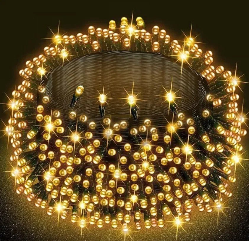 50M LED Christmas Decorative String Lights – Warm White Fairy Lights