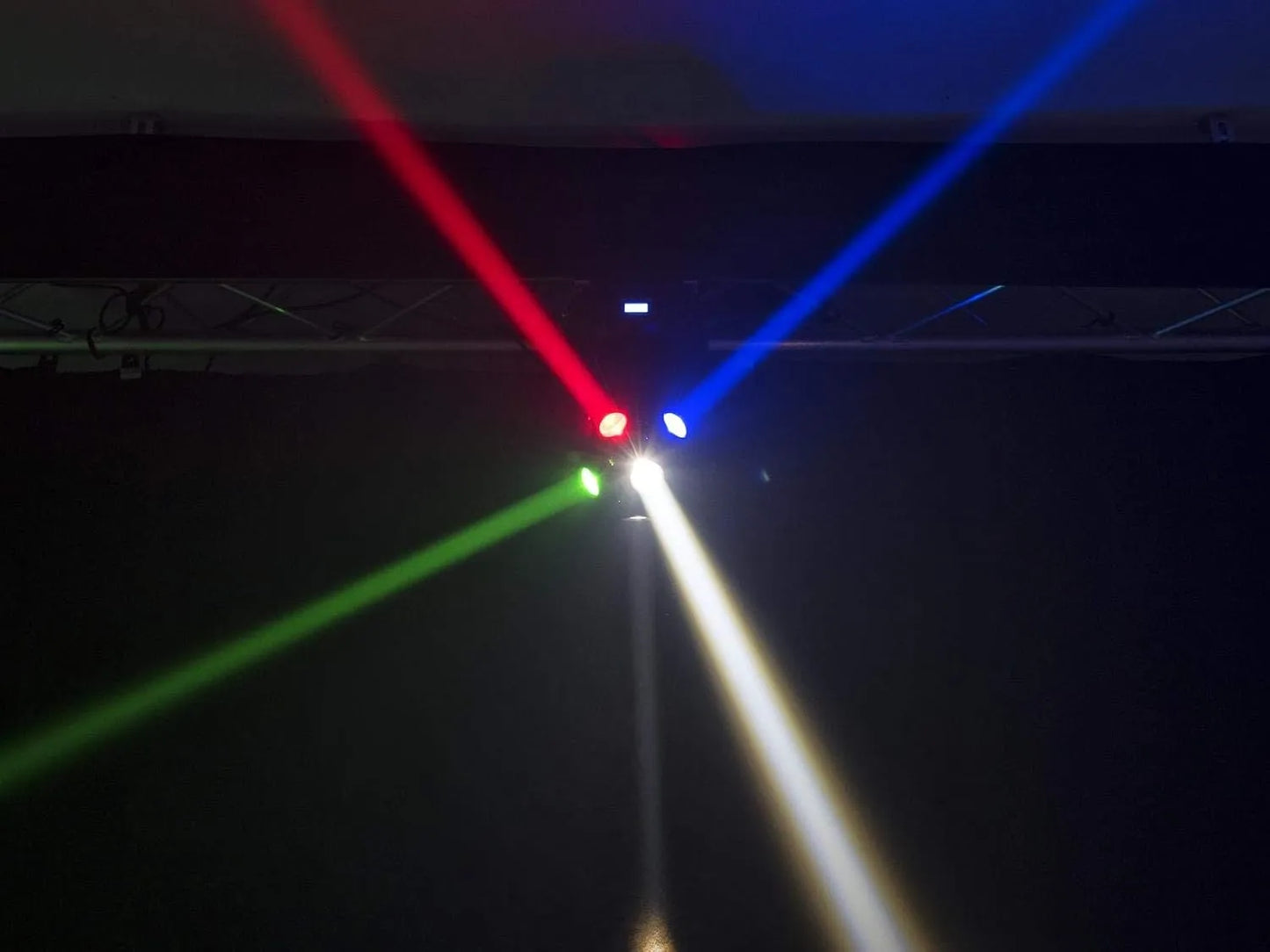 DMX LED DJ Ball Effect Light – MFX-7 Moving Head RGBW Stage Lighting with Infinity Rotation