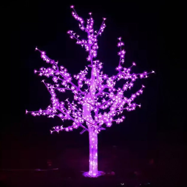 Cherry Blossom Tree LED Lights – 1.2M 480/576 LED Christmas Light Tree for Indoor & Outdoor Décor - pink