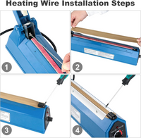 300mm Electric Impulse heat Sealer – Professional Heat Sealer for Plastic, PP & PE Bags