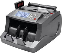 Professional Bill Counter with UV/MG/IR Counterfeit Detection - High-Speed Money Counting Machine, 1000 Notes/Min - External Display & Batching Modes - Reliable and Accurate Cash Counter