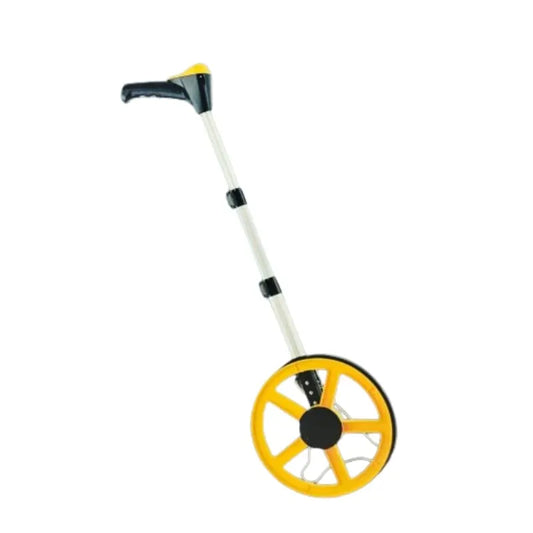 Digital Distance Measuring Wheel with Large LCD Display - 12.5-Inch Collapsible Surveying Wheel with Telescopic Handle & Kickstand - High Precision Metric/Feet Conversion AY277-001