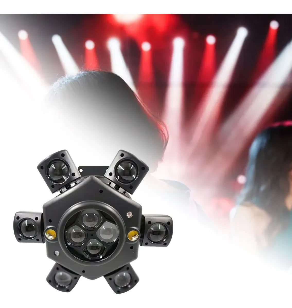 150W Moving Head DJ Light – LED Strobe Stage Lighting for KTV, Wedding, Party & Club