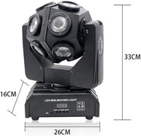12 RGBW LED Moving Head Football Light – Unlimited Rotation Beam Stage Lighting for DJ