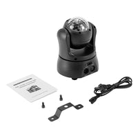 30W RGBW 3-in-1 Moving Head Light – DMX512 Beam, Wash & Strobe Stage Lighting for DJ, Party & Disco