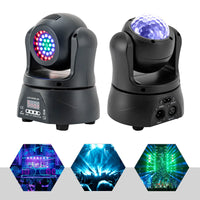 30W RGBW 3-in-1 Moving Head Light – DMX512 Beam, Wash & Strobe Stage Lighting for DJ, Party & Disco