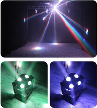 12 RGBW LED Moving Head Football Light – Unlimited Rotation Beam Stage Lighting for DJ