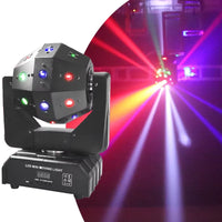 16×3W Mini RGBW Moving Head Stage Light – 3-in-1 Beam, Wash & Strobe