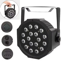 Black LED light fixture with multiple connectors on a white background