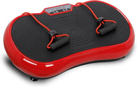 Vibration Plate Exercise Machine – 300kg Capacity, Remote Control & Resistance Bands - Dual-Color Variants (Red / Black)