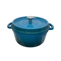 Premium 26cm Enameled Cast Iron Dutch Oven with Lid – 5.2L Round Casserole Pot | Non-Stick Porcelain Coating for Slow Cooking, Stews & Baking
