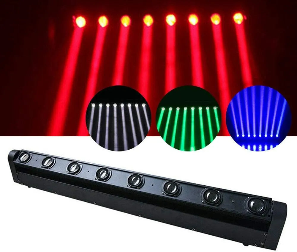 40W 10 Eyes RGBW LED Beam Moving Head Light – DMX512 Stage Lighting for Club, Bar, DJ & Concert