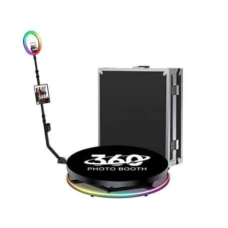 Transfigure 360 Spinning Selfie Magic Photo Platform and Tripod with Back Up Battery (100CM)