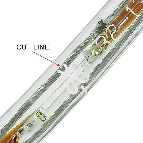 LED Strip Light 100M – 220V Red Flexible Waterproof Rope Light with Adaptor