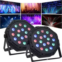 LED Par Lights – RGB Stage Lights with Sound Activation, Remote & DMX Control for DJ, Party & Event Lighting