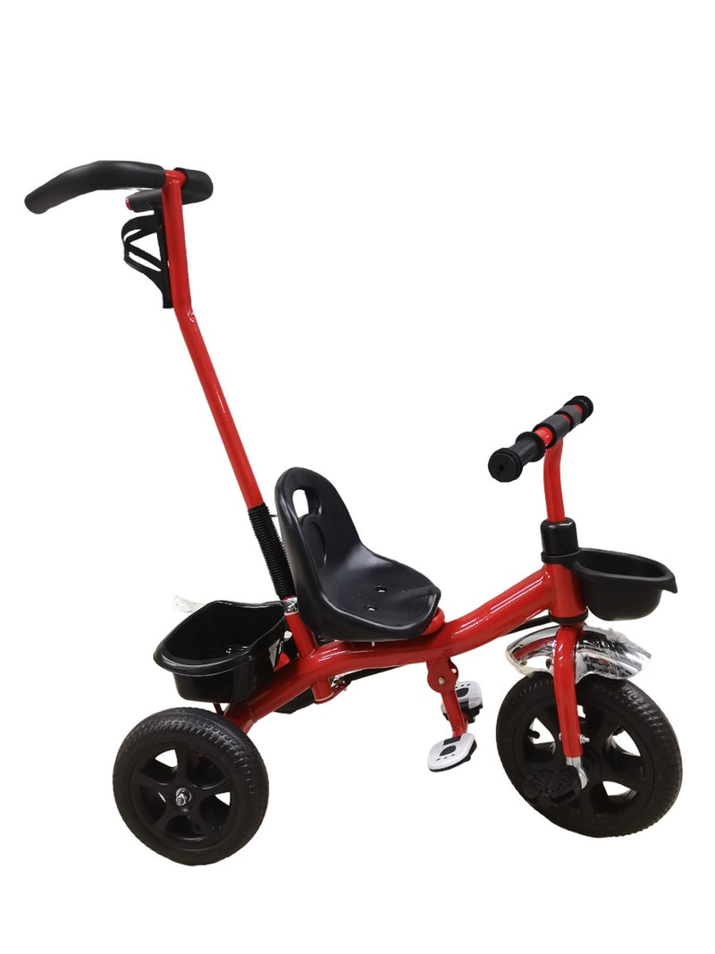 Kids Tricycle with Detachable Parent Handle – 2-in-1 Push and Ride Trike