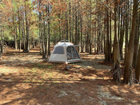 Camping Waterproof Hexagonal Automatic Tent – Double Size, Oxford Cloth, Grey