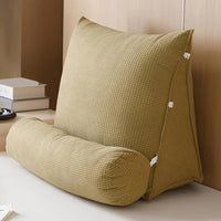Ergonomic Wedge Pillow with Removable Roll Cushion - Khaki