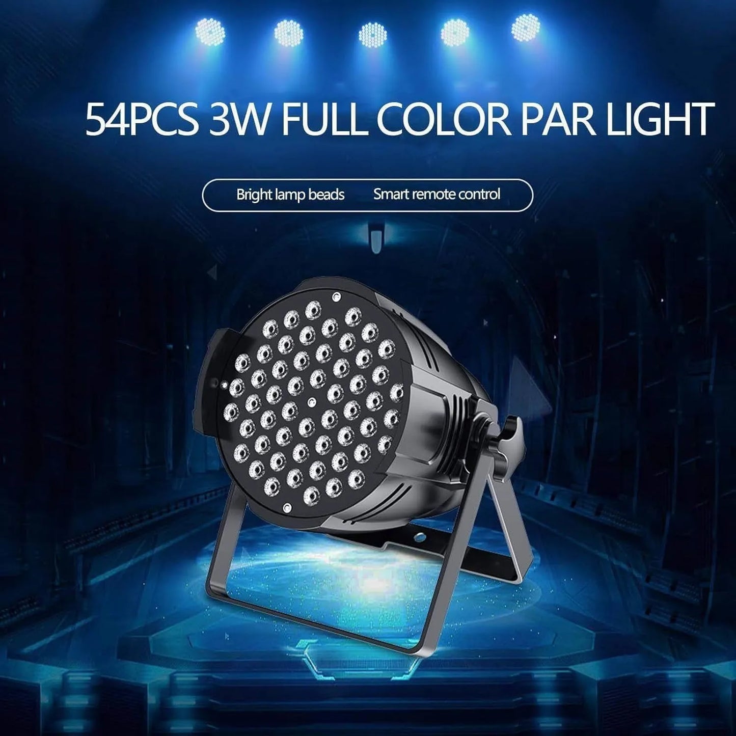 54×3W RGBW PAR Stage Light – DMX512 LED Lighting