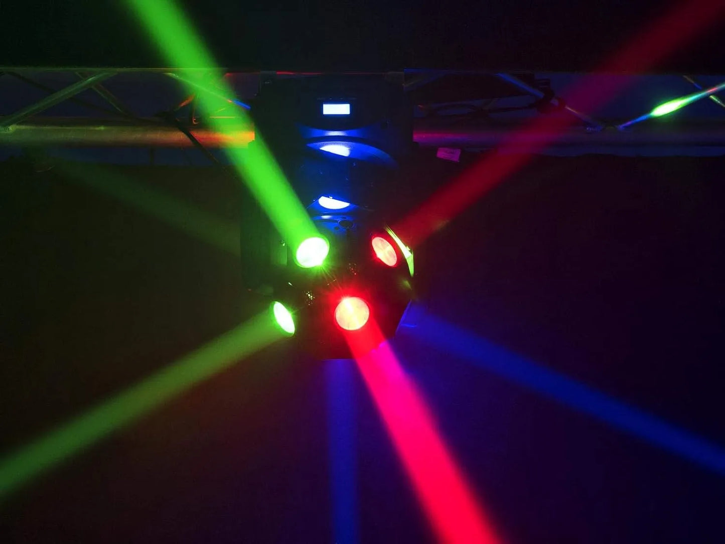 DMX LED DJ Ball Effect Light – MFX-7 Moving Head RGBW Stage Lighting with Infinity Rotation