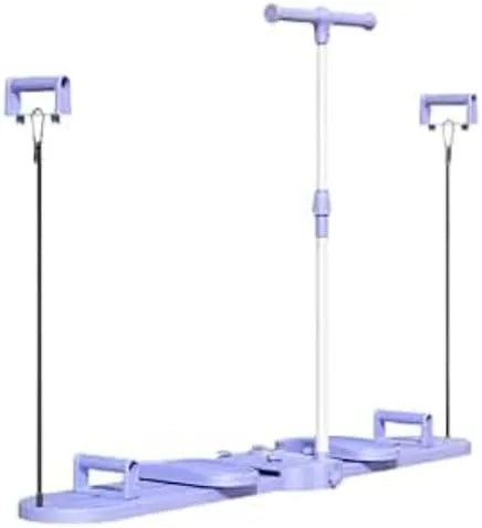 3-in-1 Multi-Functional Fitness Trainer, Leg Skiing Machine with Push-Up Board and Pelvic Floor Aid, Lavender Purple