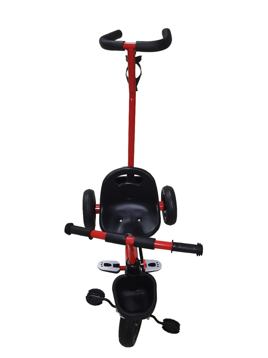 Kids Tricycle with Detachable Parent Handle – 2-in-1 Push and Ride Trike