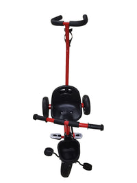 Kids Tricycle with Detachable Parent Handle – 2-in-1 Push and Ride Trike