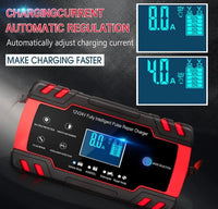 Transfigure Car Battery charger,8A 12V/4A 24V Car Battery Charger