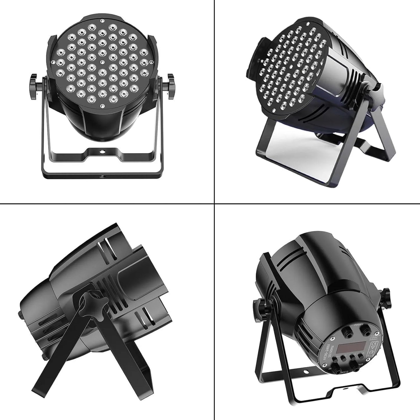 54×3W RGBW PAR Stage Light – DMX512 LED Lighting