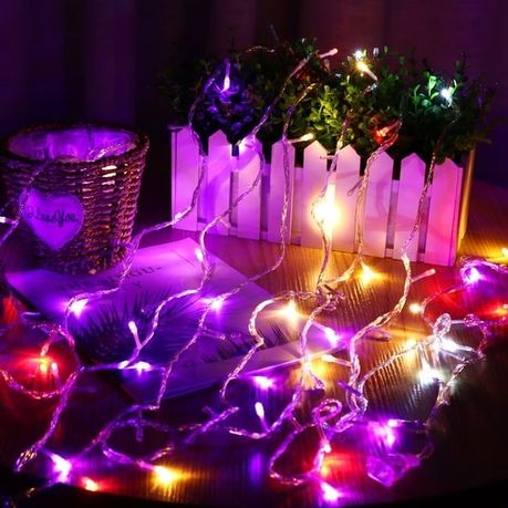 50M LED Christmas Decorative String Lights – Rainbow Multicolor Fairy Lights