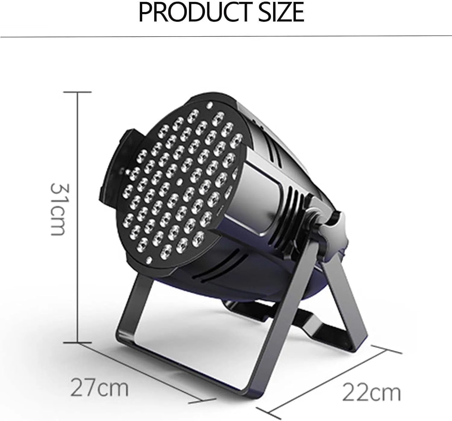 54×3W RGBW PAR Stage Light – DMX512 LED Lighting