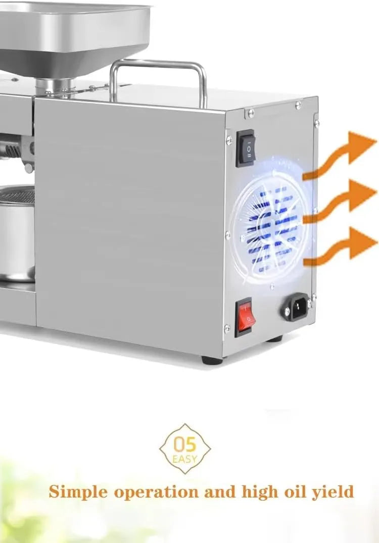 Automatic Hot and Cold Press Stainless Steel Seed and Nut Oil Press Machine