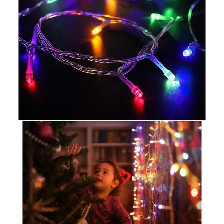 50M LED Christmas Decorative String Lights – Rainbow Multicolor Fairy Lights
