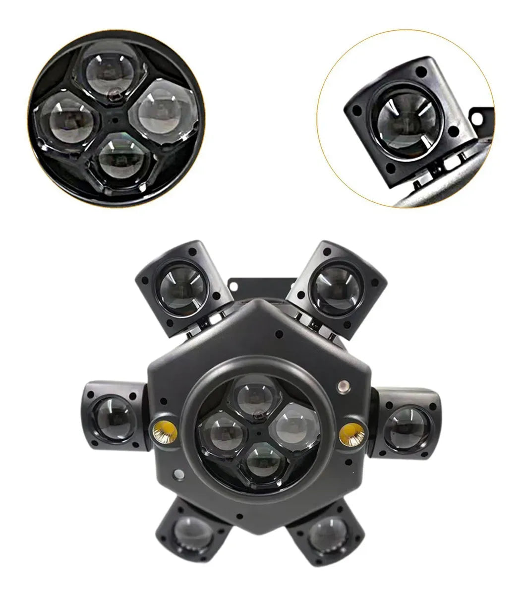 150W Moving Head DJ Light – LED Strobe Stage Lighting for KTV, Wedding, Party & Club