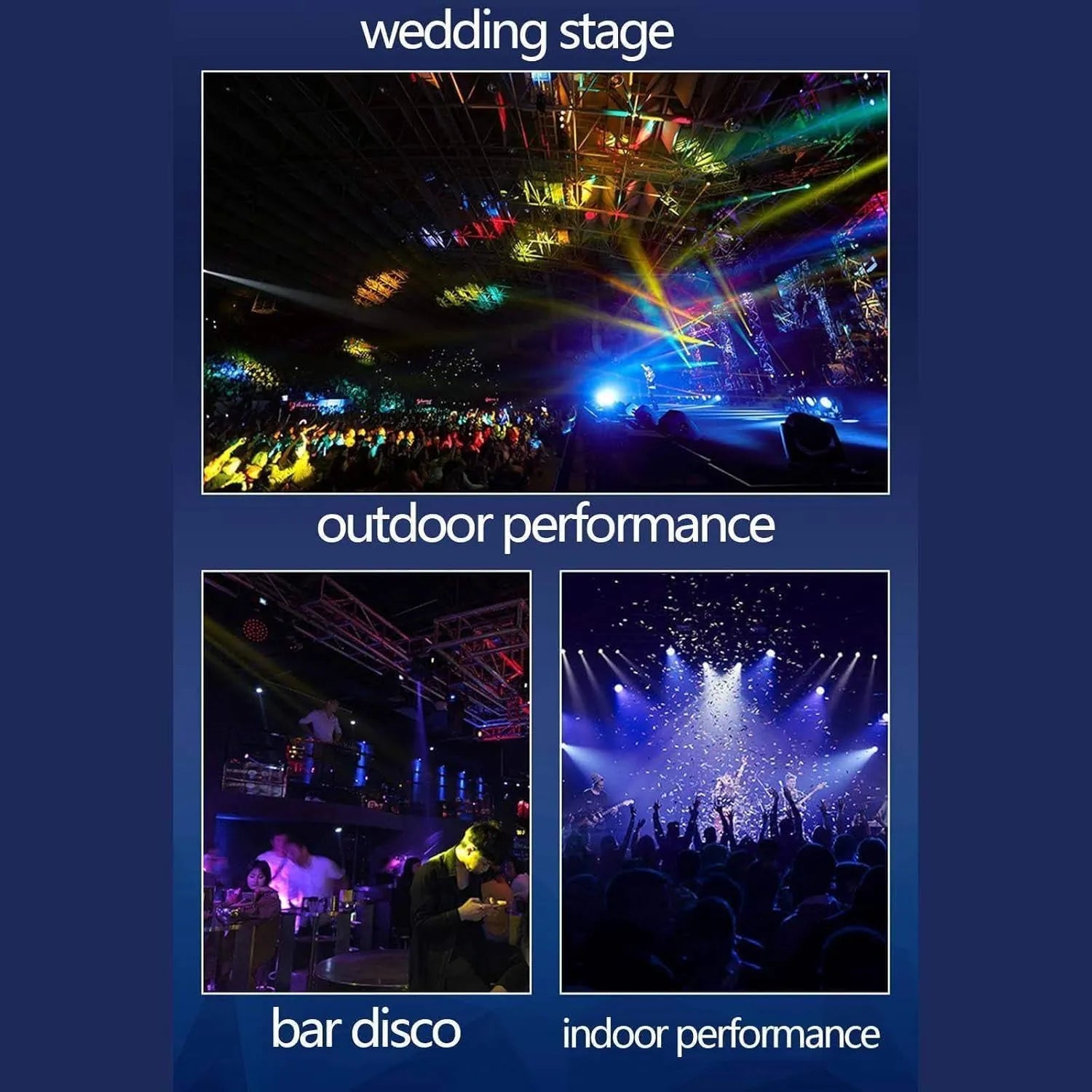 54×3W RGBW PAR Stage Light – DMX512 LED Lighting