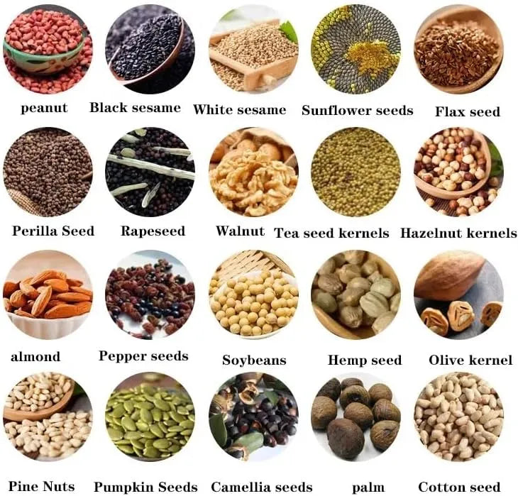 Automatic Hot and Cold Press Stainless Steel Seed and Nut Oil Press Machine