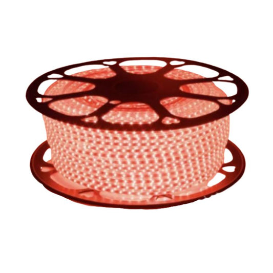 LED Strip Light 100M – 220V Red Flexible Waterproof Rope Light with Adaptor