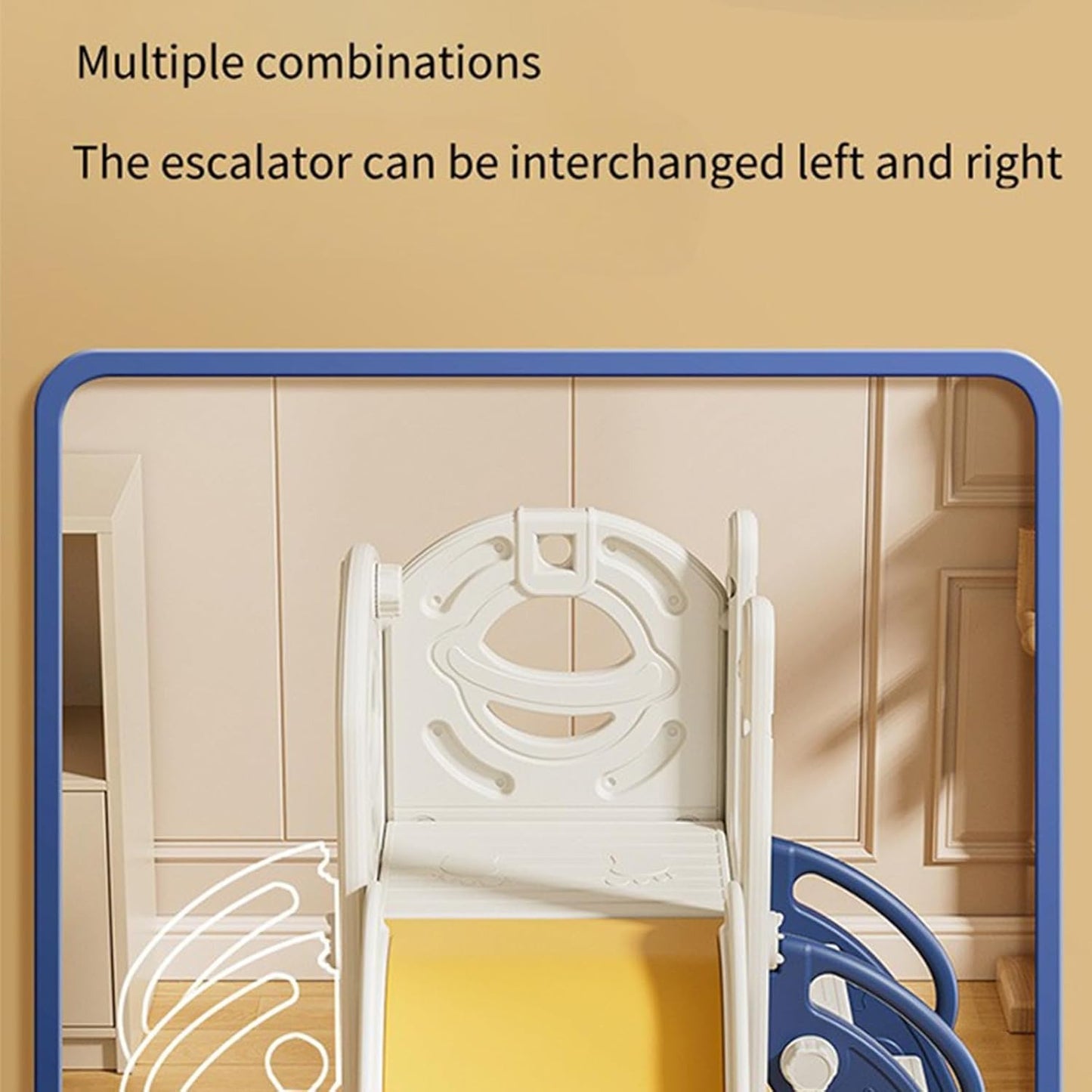 Toddler Slide and Swing Set – 4 in 1 Indoor and Outdoor Playground for Kids