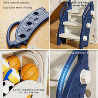 Toddler Slide and Swing Set – 4 in 1 Indoor and Outdoor Playground for Kids